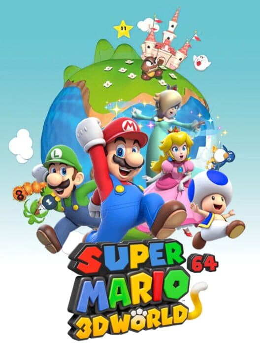 Обложка Super Mario 64 3D World