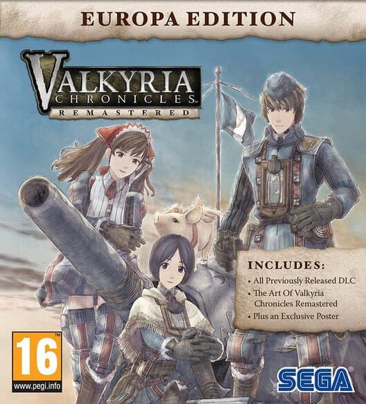 Обложка Valkyria Chronicles: Remastered - Europa Edition