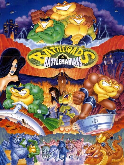 Обложка Battletoads In Battlemaniacs