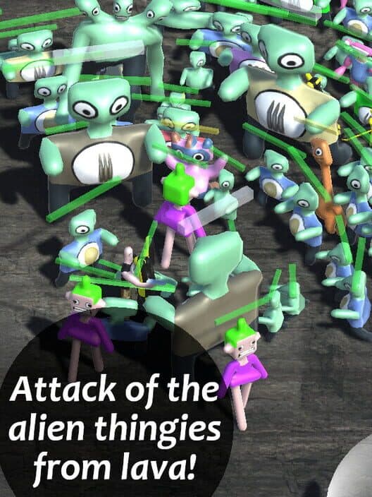 Обложка Attack of the alien thingies from lava!