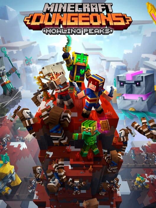 Обложка Minecraft Dungeons: Howling Peaks