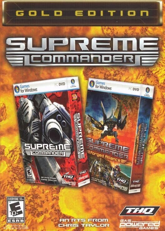 Обложка Supreme Commander: Gold Edition