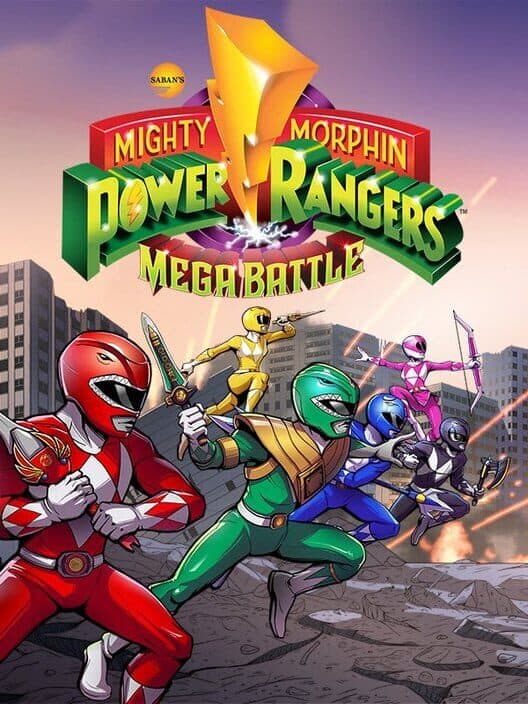 Обложка Saban's Mighty Morphin Power Rangers: Mega Battle