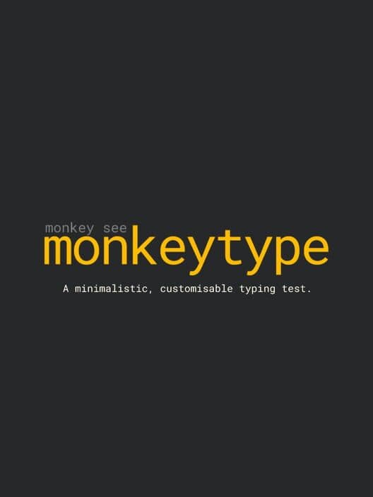 Обложка Monkeytype