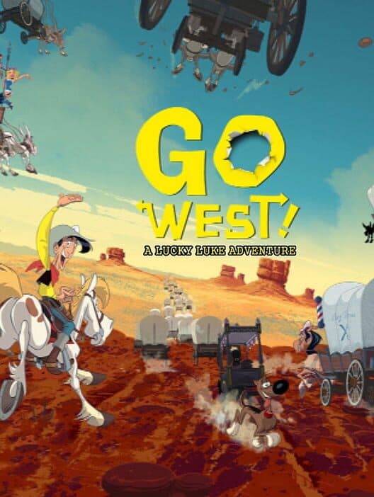 Обложка Go West! A Lucky Luke Adventure