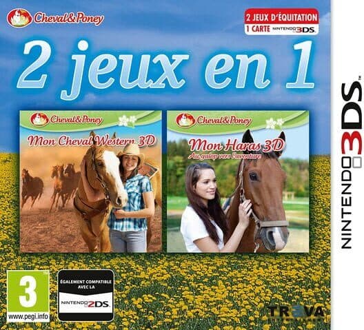 Обложка 2 Games in 1 I My Western Horse 3D + My Riding Stables 3D: Jumping for the Team