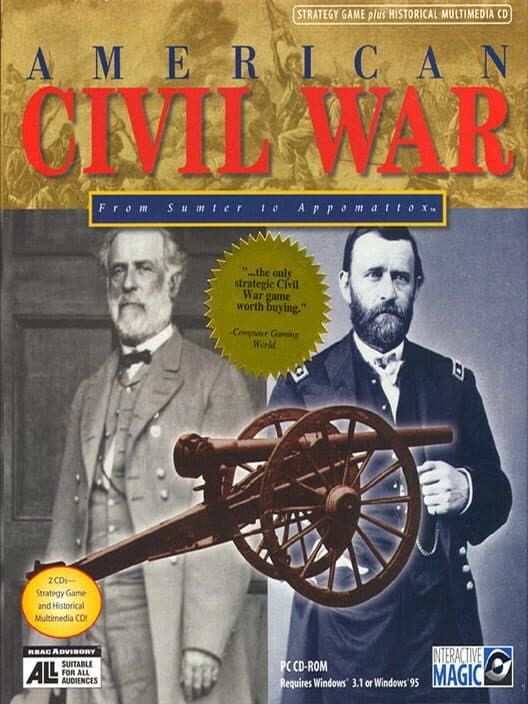 Обложка American Civil War: From Sumter to Appomattox