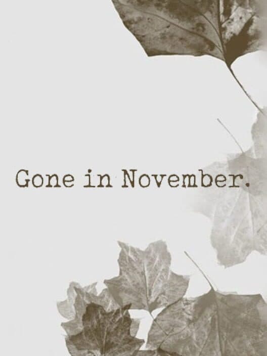 Обложка Gone In November