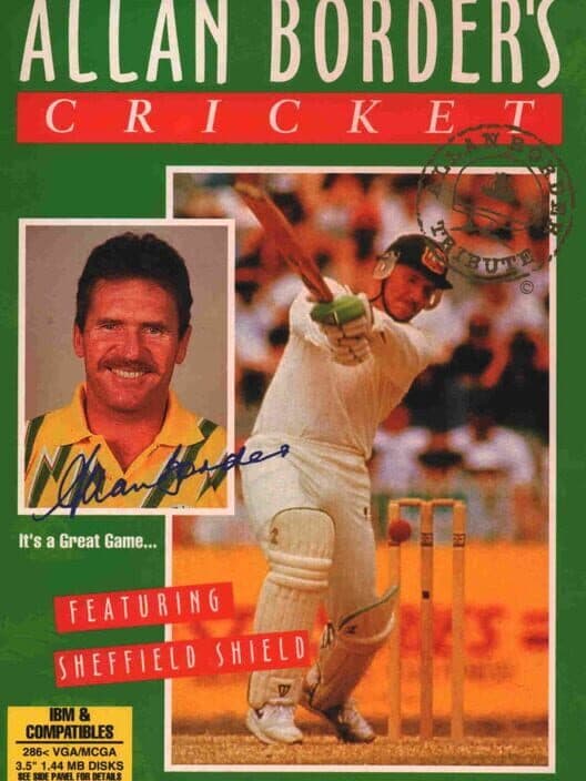Обложка Allan Border's Cricket
