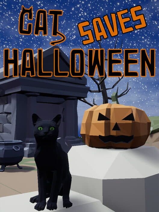 Обложка Cat Saves Halloween