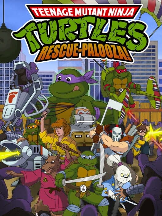 Обложка Teenage Mutant Ninja Turtles: Rescue Palooza!
