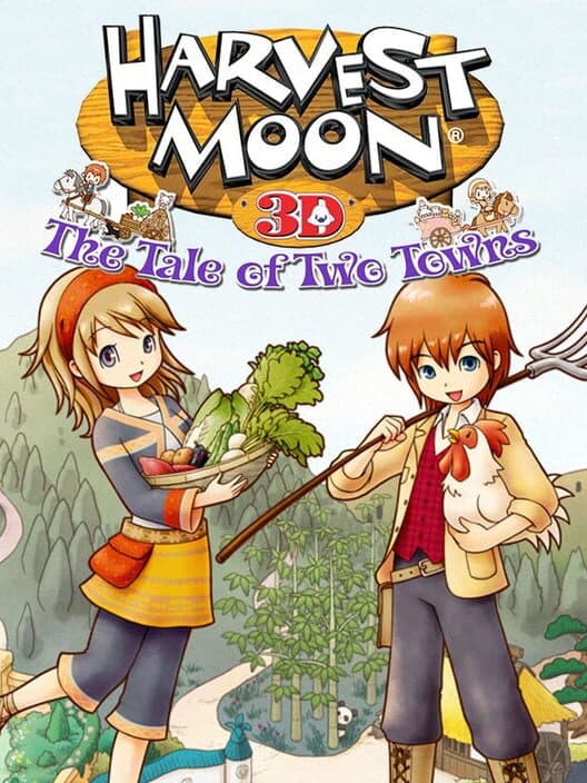 Обложка Harvest Moon: The Tale of Two Towns