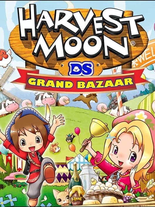 Обложка Harvest Moon DS: Grand Bazaar