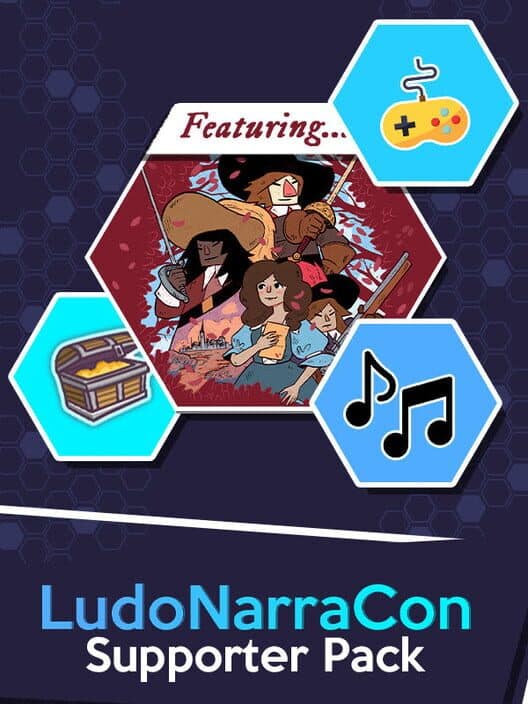 Обложка LudoNarraCon Supporter Pack featuring Cyrano
