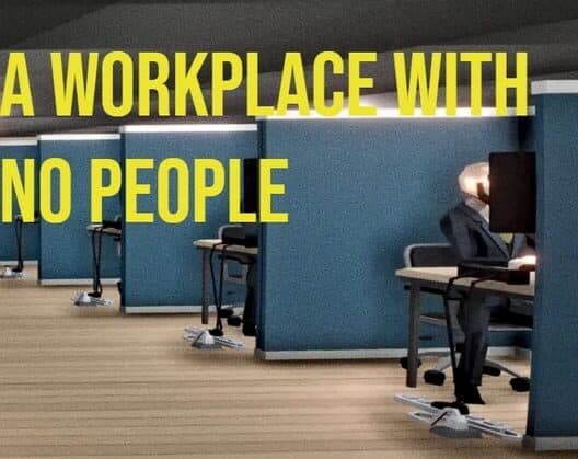 Обложка A Workplace With No People
