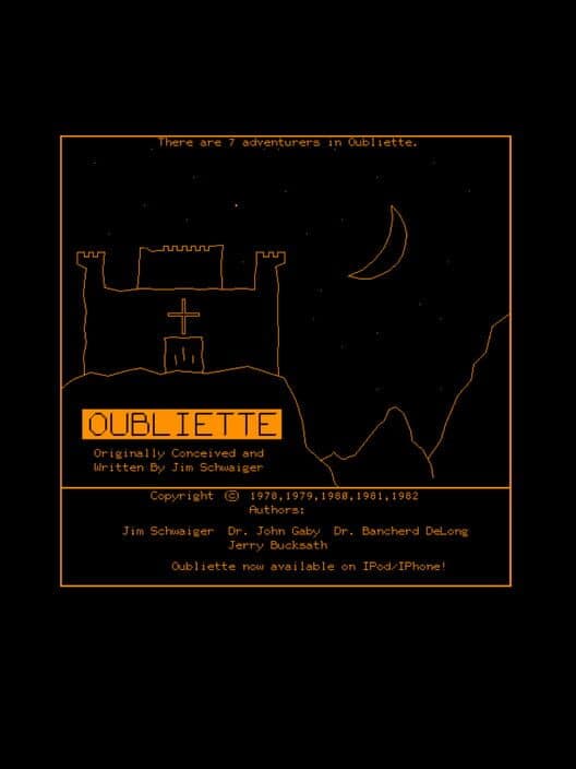 Обложка Oubliette
