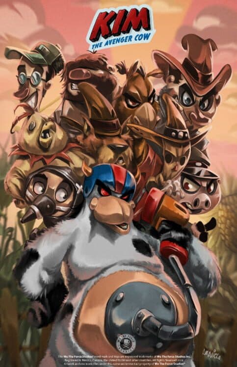 Обложка Kim the Avenger Cow