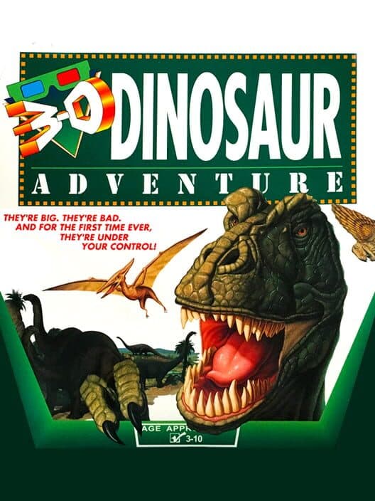 Обложка 3-D Dinosaur Adventure