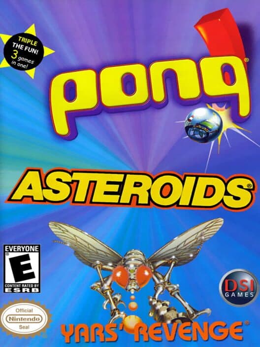 Обложка Asteroids / Pong / Yars' Revenge