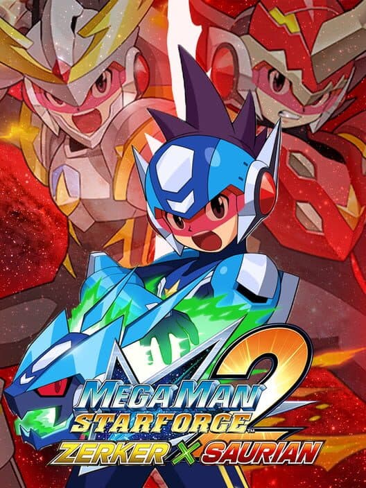 Обложка Mega Man Star Force 2: Zerker x Saurian