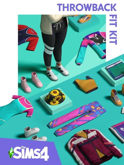 Обложка The Sims 4: Throwback Fit Kit