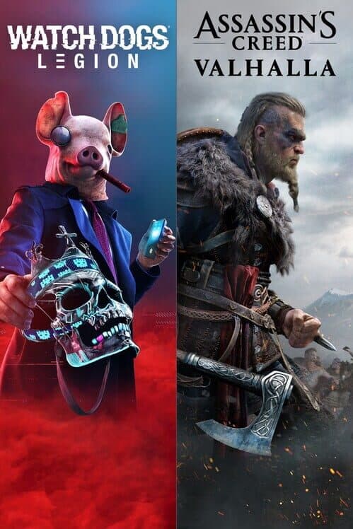Обложка Assassin's Creed Valhalla + Watch Dogs: Legion Bundle