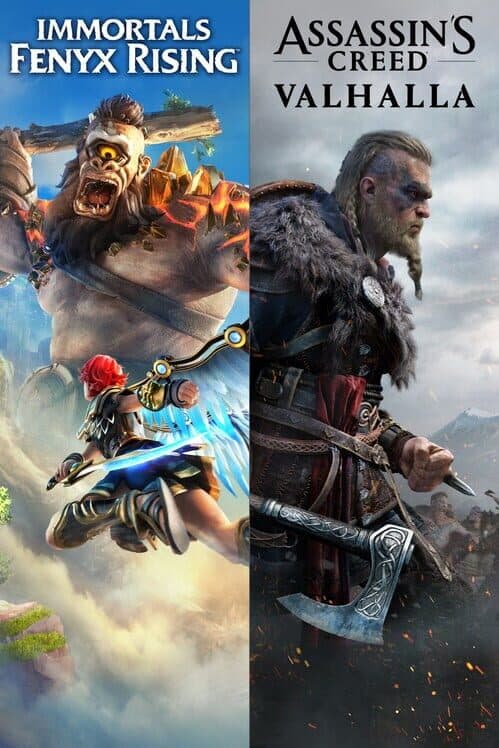 Обложка Assassin's Creed Valhalla + Immortals Fenyx Rising Bundle