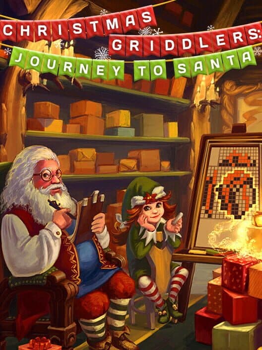 Обложка Christmas Griddlers: Journey to Santa