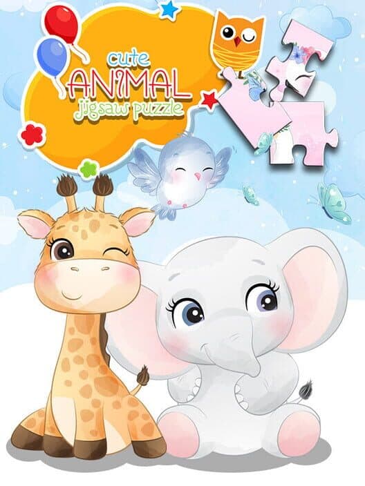 Обложка Cute animal jigsaw puzzle