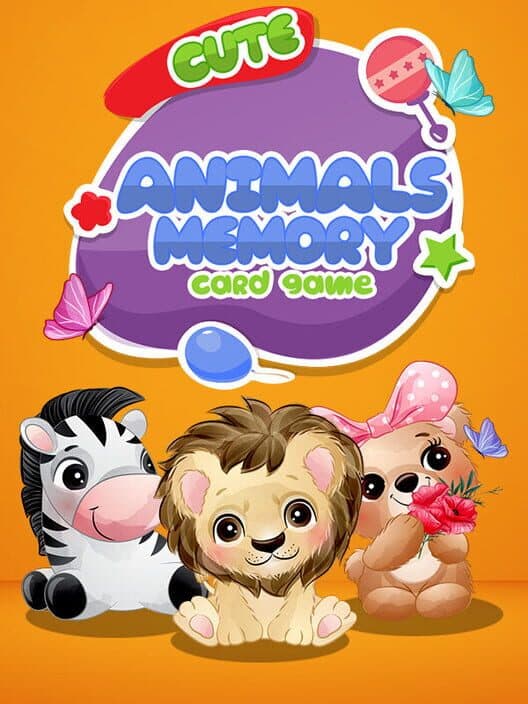Обложка Cute Animals Memory Card Game