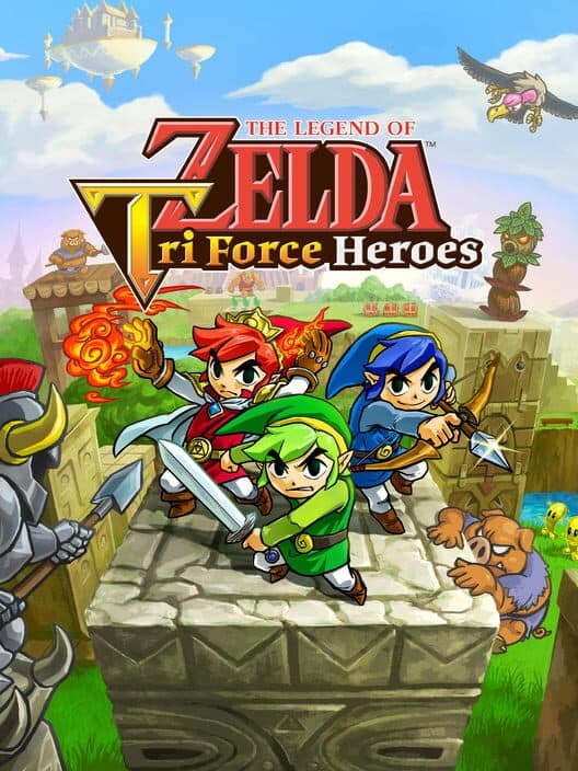 Обложка The Legend of Zelda: Tri Force Heroes