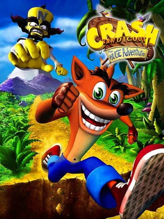 Обложка Crash Bandicoot: The Huge Adventure