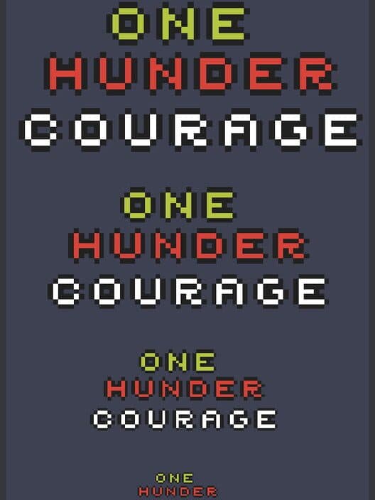 Обложка One Hundred Courage