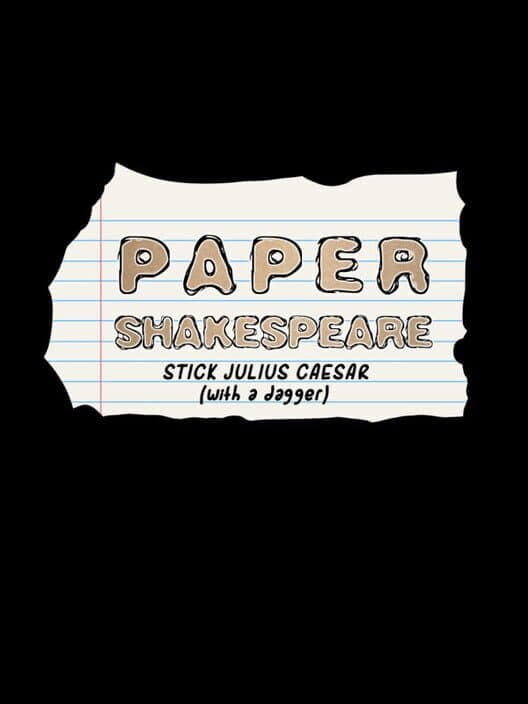 Обложка Paper Shakespeare: Stick Julius Caesar (With a Dagger)