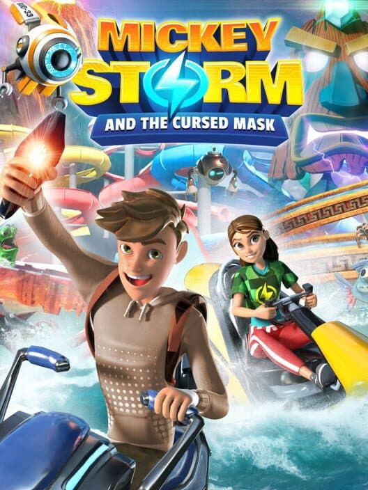 Обложка Mickey Storm and the Cursed Mask