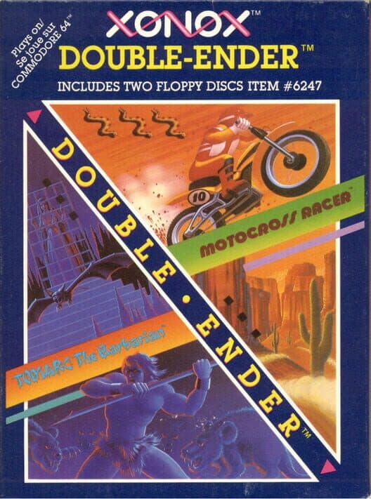 Обложка Xonox Double-Ender: Tomarc the Barbarian & Motocross Racer