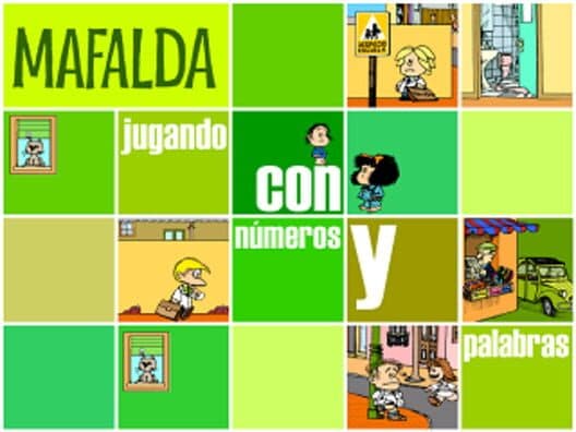 Обложка Mafalda: Jugando con Números y Palabras