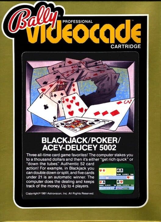 Обложка Blackjack / Poker / Acey-Deucey
