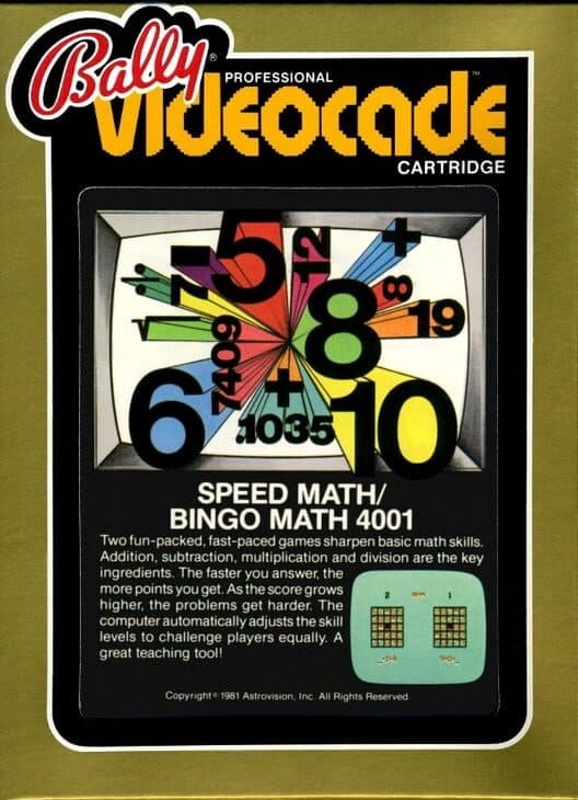 Обложка Elementary math / Bingo Math