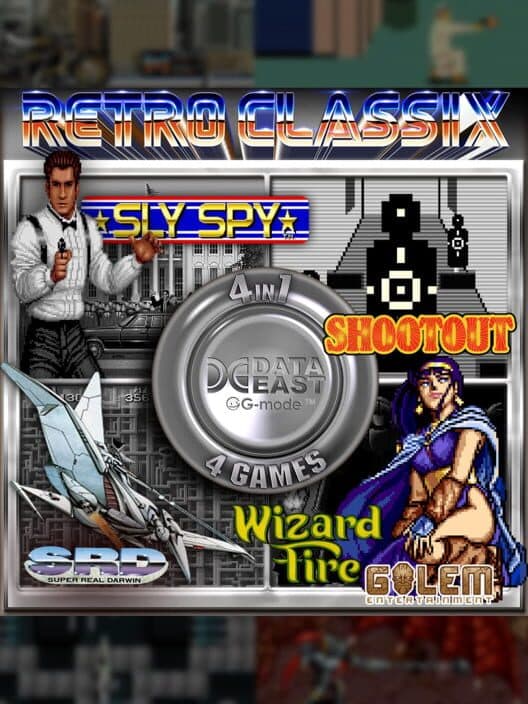 Обложка Retro Classix 4in1 Pack: Sly Spy, Shootout, Wizard Fire & Super Real Darwin