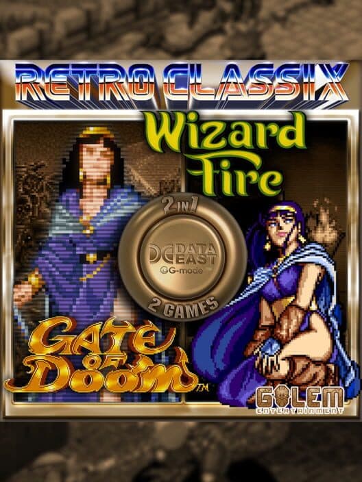 Обложка Retro Classix 2-in-1 Pack: Gate of Doom & Wizard Fire