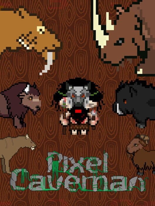 Обложка Pixel Caveman