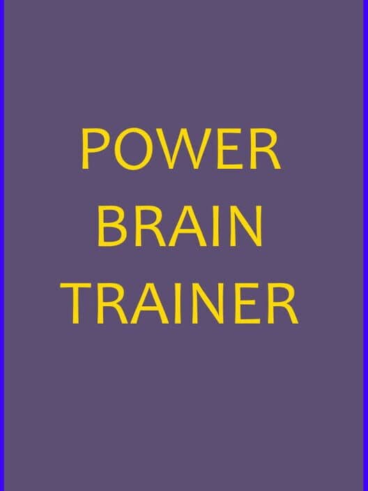 Обложка Power Brain Trainer