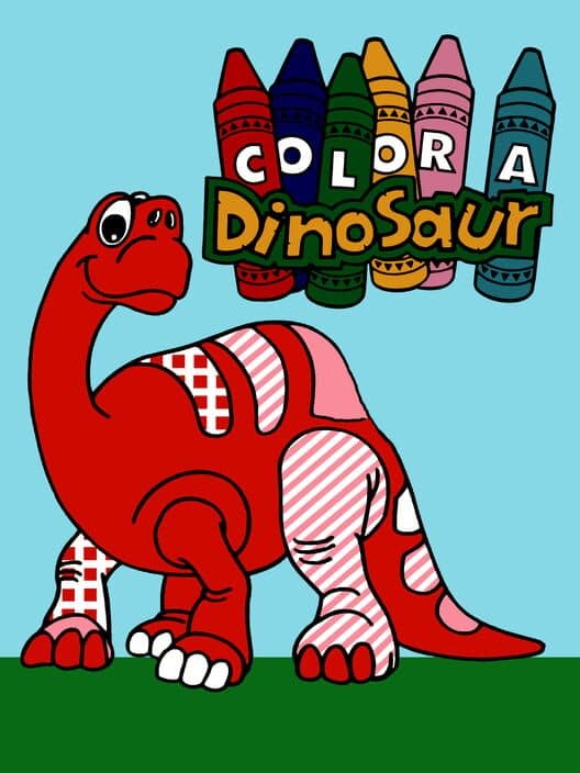 Обложка Color a Dinosaur