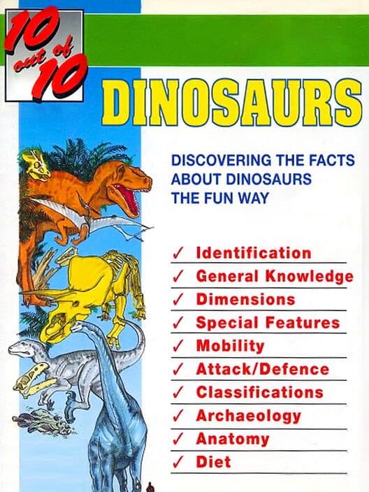 Обложка 10 out of 10: Dinosaurs