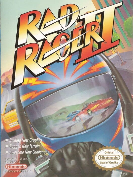 Обложка Rad Racer II