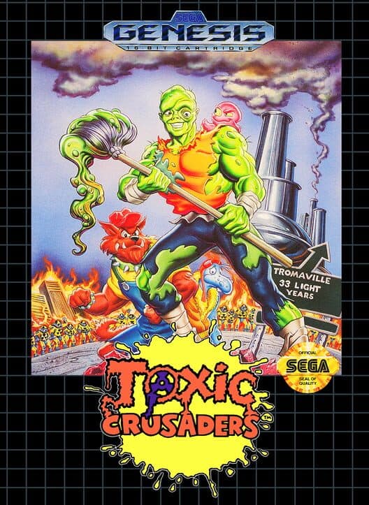 Обложка Toxic Crusaders