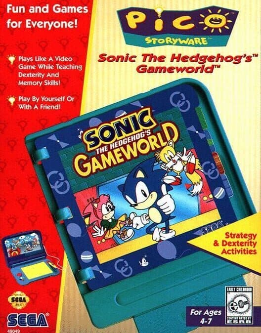 Обложка Sonic the Hedgehog's Gameworld
