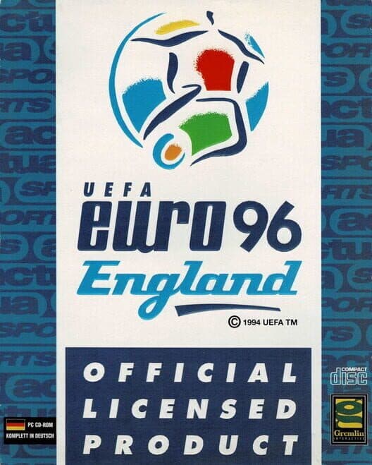 Обложка UEFA Euro 96 England