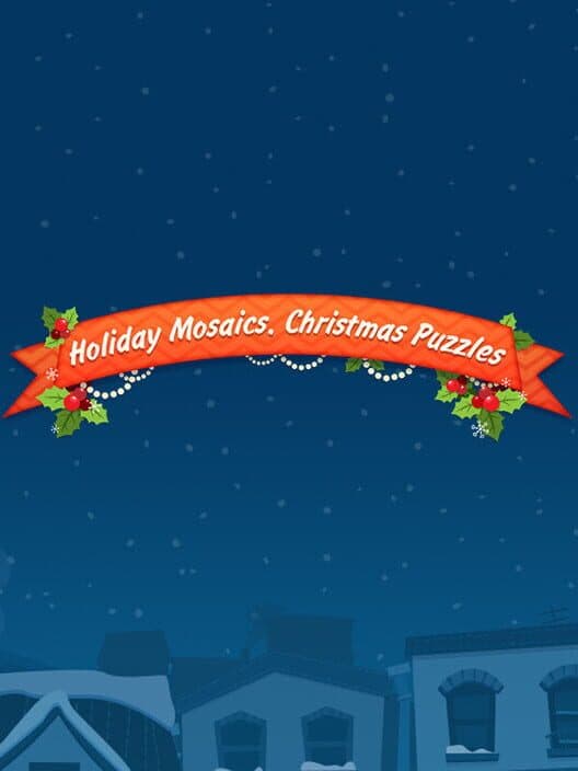 Обложка Holiday Mosaics Christmas Puzzles